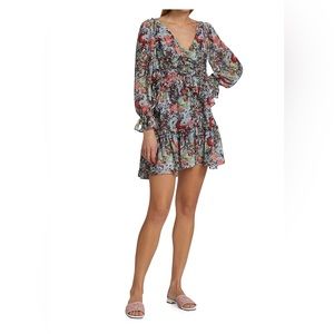 Cinq à Sept
Lewis Floral Georgette Mini Dress